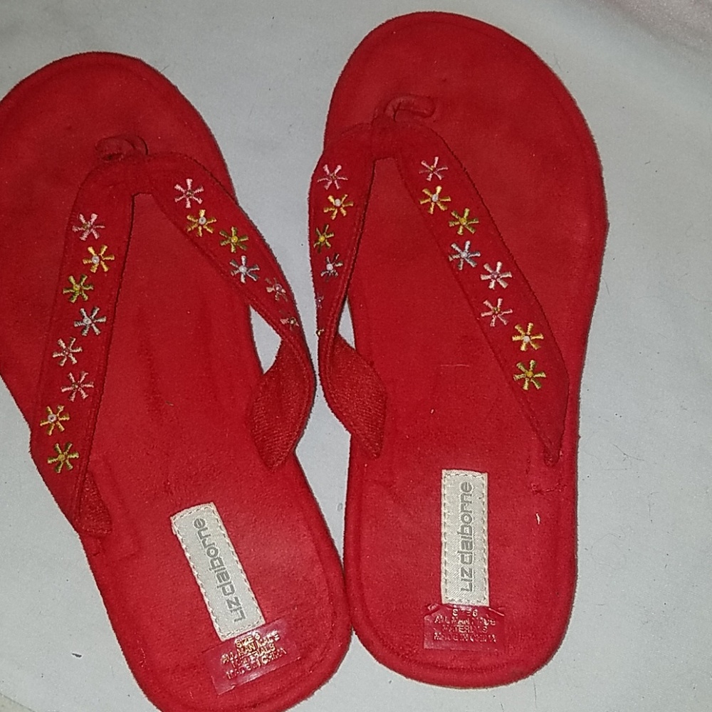 Red sandals